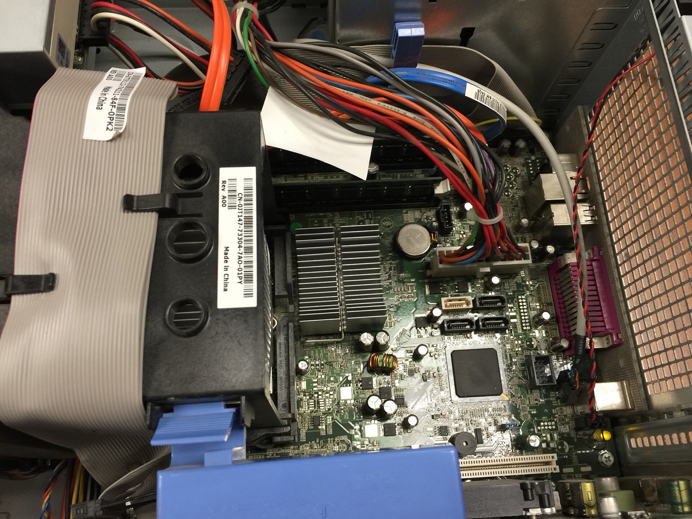 電腦主機板近距離實拍